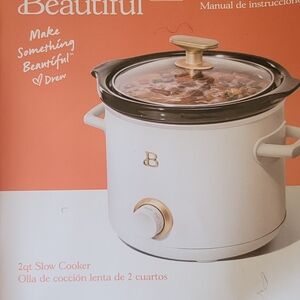 Beautiful White Slow Cooker